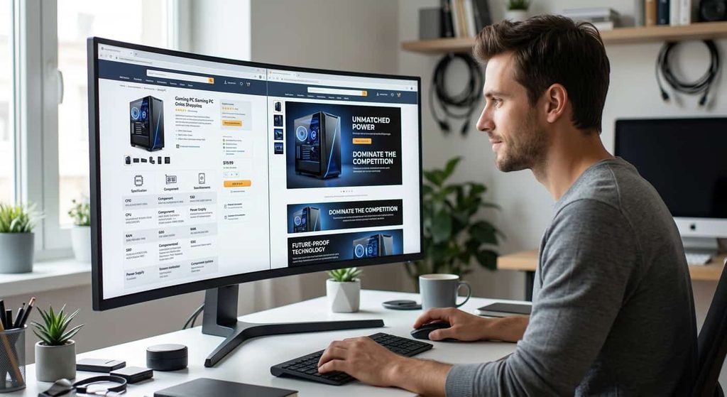 Comparing gaming PC specifications before buying