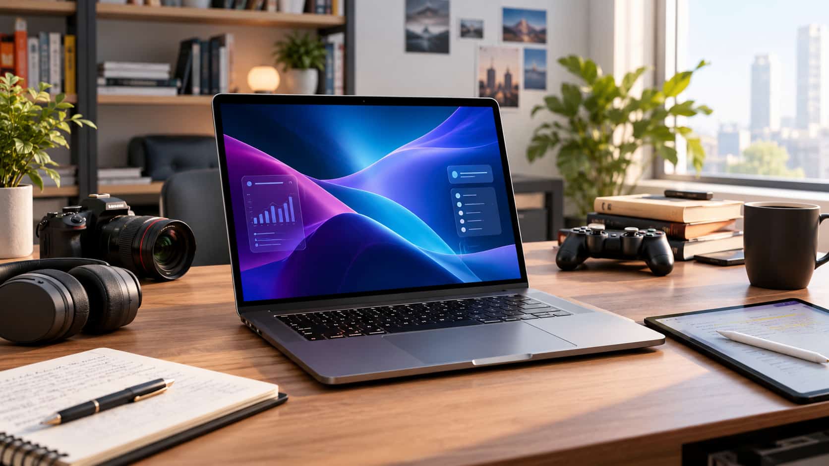 Best laptop 2026 buying guide with a modern laptop on a desk