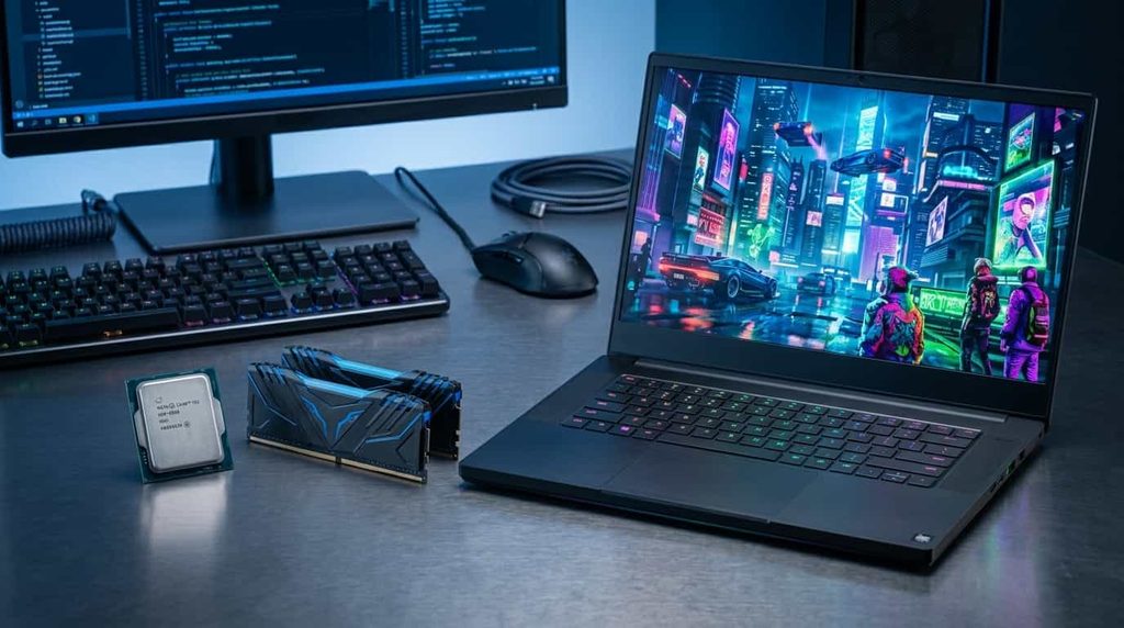 High refresh rate gaming laptop display