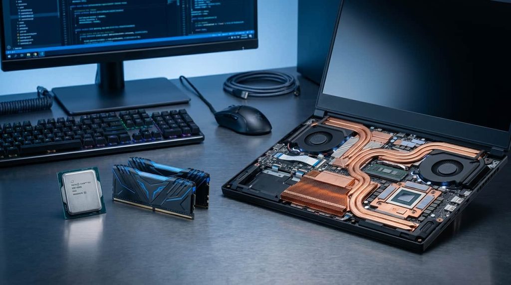 Gaming laptop processor and RAM for high-performance gaming
