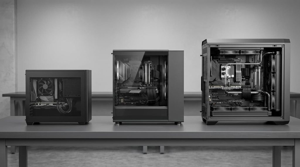 Three workstation PC builds for entry-level, professional, and demanding workloads
